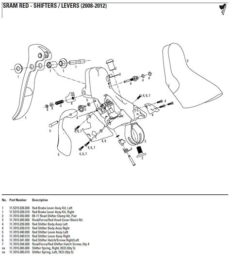 shimano slx shifter parts diagram