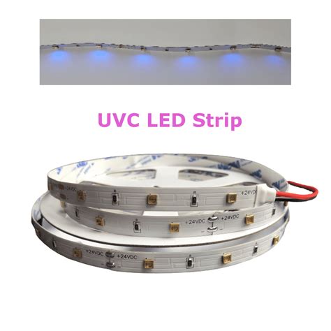 uvc led flexi strip  nm  sterilise disinfect jleds led lighting