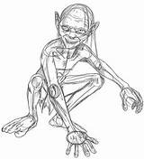 Coloring Lord Rings Pages Gollum Drawing Ring Lego Book Colouring Lotr Color Hobbit Designlooter Character Sketch Getcolorings Getdrawings Printable Smeagol sketch template