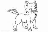 Warrior Cats Coloring Pages Baby Printable Kids Print Color sketch template