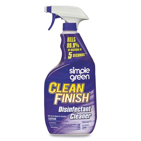 simple green clean finish disinfectant cleaner  oz bottle herbal
