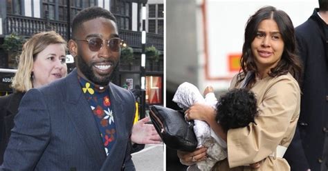 tinie tempah heads out with newborn for first time after becoming