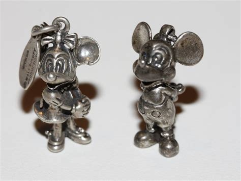 mickey  minnie mouse charms vintage disney accessory etsy vintage jewelry vintage