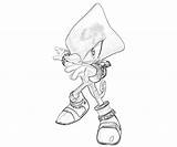 Coloring Espio Pages Sonic Generations Chameleon Skill Another Template sketch template