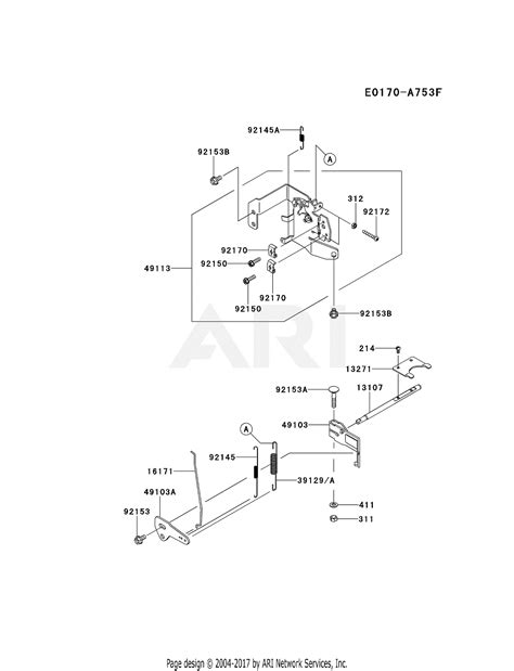 kawasaki frv bs  stroke engine frv parts diagram  control equipment