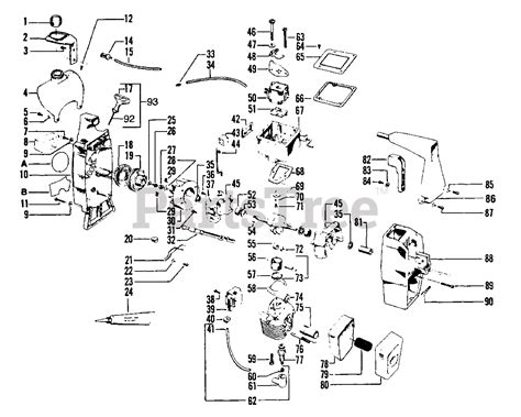 weed eater  weed eater string trimmer engine assembly parts lookup  diagrams partstree