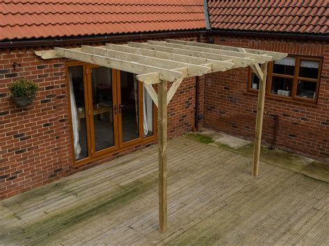 wooden lean  garden pergola kit  size   colour options  delivery summer houses