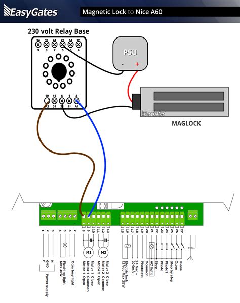 magnetic door lock wiring diagram  euainbethan