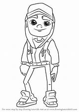 Subway Surfers Jake Draw Drawing Step Coloring Pages Characters Game Tutorials Drawings Sketch Tricky Lessons Games Learn Getdrawings Drawingtutorials101 Tutorial sketch template