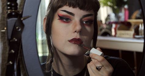 aging goth pushes through daily 170 minute makeup ritual