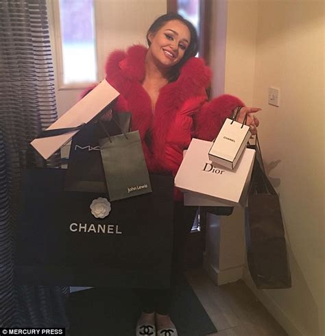 shopaholic ex chav lavishes £36 000 a year on luxury items daily mail online
