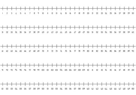 number lines    laminated educational toys