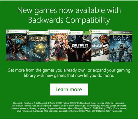 Xbox One Backwards Compatibility Gets Bioshock Black Ops
