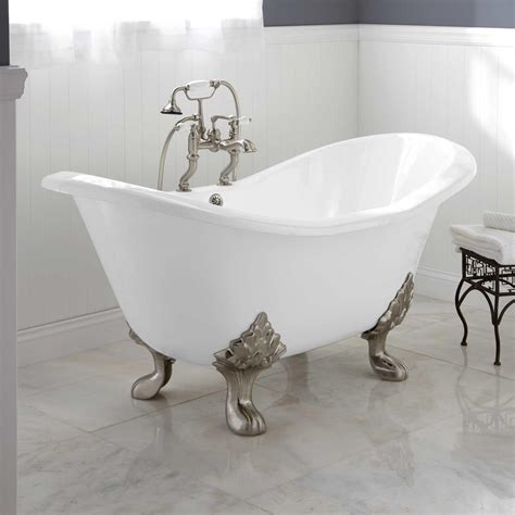 arabella cast iron double slipper tub clawfoot tubs bathtubs bathroom