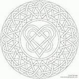 Celtic Heart Knot Coloring Google Pages Mandala Eat Don Search sketch template