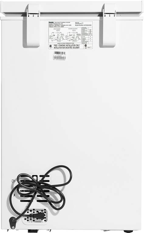 Danby® 3 5 Cu Ft White Chest Freezer Freds Appliance Eastern