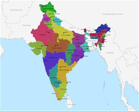 topografie deelstaten van india wwwtopomanianet