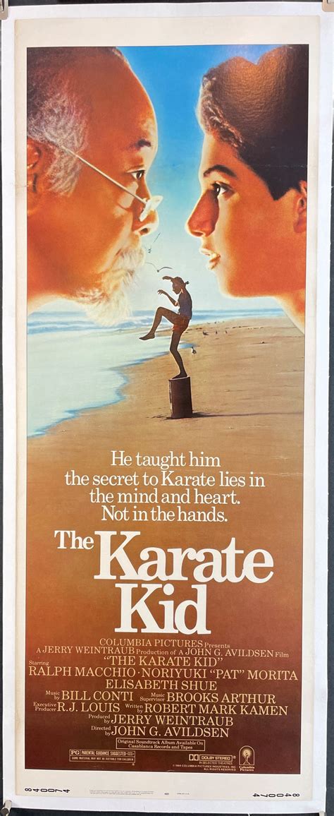 karate kid original martial arts vintage  poster original