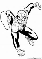 Coloring Spiderman Pages Ultimate Printable Color sketch template