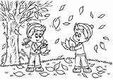 Coloring Autumn Kids Pages Coloringbay sketch template