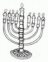 Hanukkah Menorahs Clipartmag sketch template