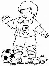 Coloring Pages Soccer Exercise Kids Preschoolers Player Color Getcolorings Activities Colorings sketch template