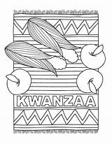 Kwanzaa Bestcoloringpagesforkids Toddlers Kinara Principles Candles Hanukkah sketch template