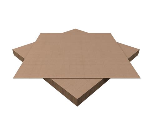 justfoldme cardboard sheets  large grid  pcs