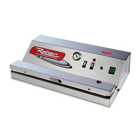 reber ecopro  vacuum sealer  mbar stainless steel