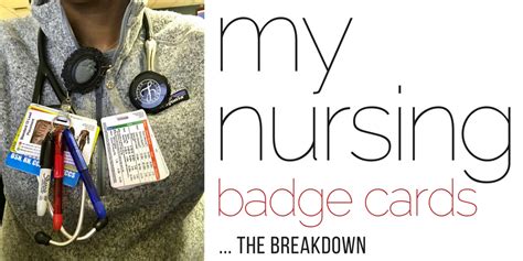 nurse nacole nursing resources  nursing badge cards