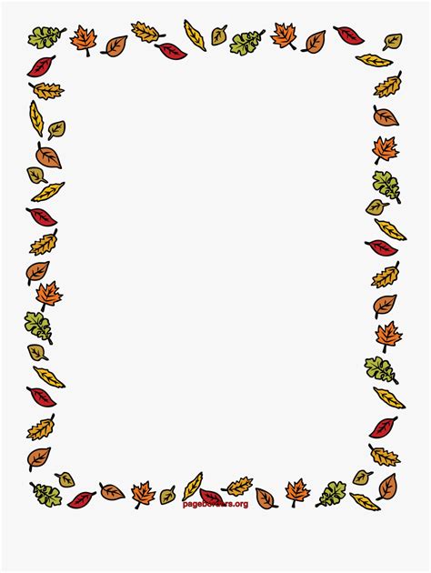 printable fall borders