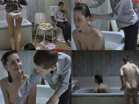 naked sister teasing brother in shower comic