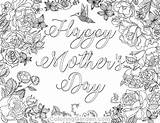 Coloring Mothers Adult Mother Sheets Pages Happy Cards Colouring Books Card Crafts Manualidades Madres Las Para Quote Spring Colorear Colors sketch template