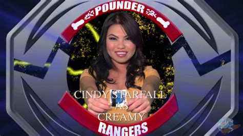 pr go go cindy starfall the sexy superstar suits up for