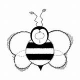 Coloring Bee Buzz Pages sketch template
