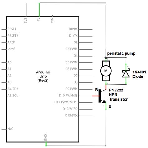 build  peristaltic pump circuit controlled   arduino