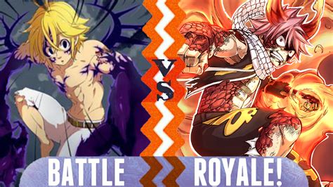 image battle royale meliodas vs natsu png battle
