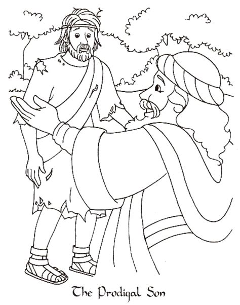 prodigal son coloring pages  coloring pages  kids