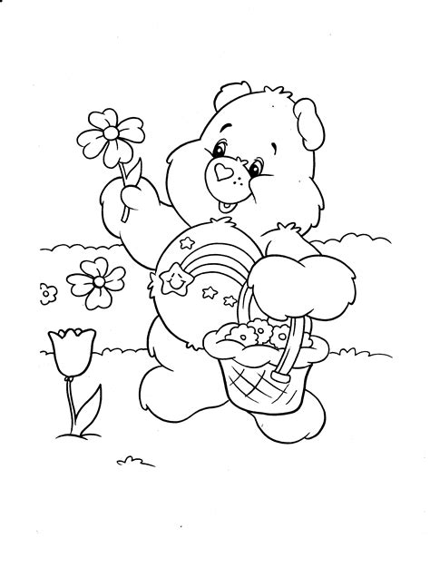 blush bear colouring pages sketch coloring page