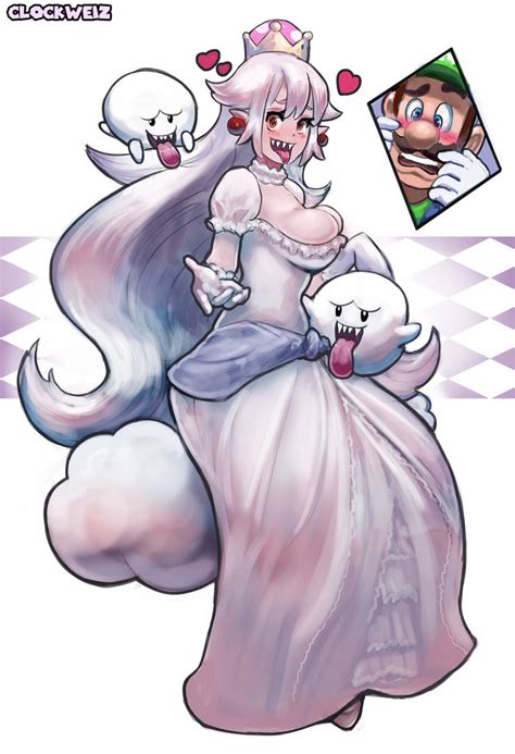 Boosette Princess Boo Super Mario Bros By Clockweiz On Deviantart