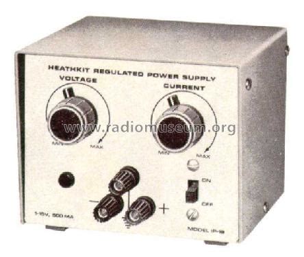 regulated power supply ip  equipment heathkit brand radiomuseum