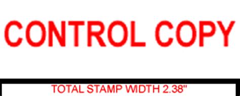control copy rubber stamp  office   inking melrose stamp company