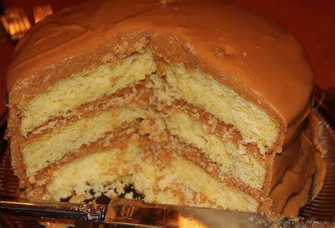 southern caramel cake with homemade caramel icing