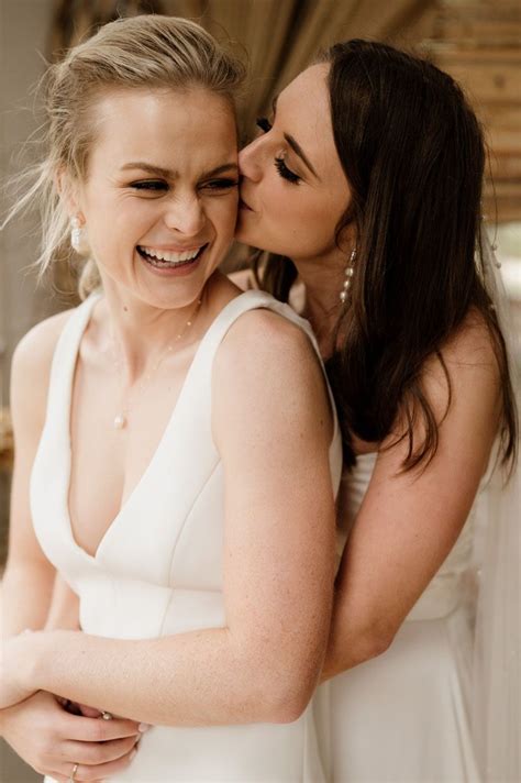 Two Bride Lesbian Wedding In Regional Victoria Australia Tahnee Jade