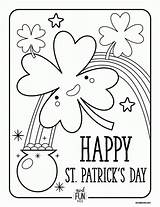 Coloring St Patrick Pages Adults Patricks Color Shamrock Printable Kids Popular Coloringhome sketch template