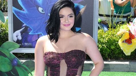 exclusive ariel winter sports sheer dress at smurfs the lost village premiere feel good
