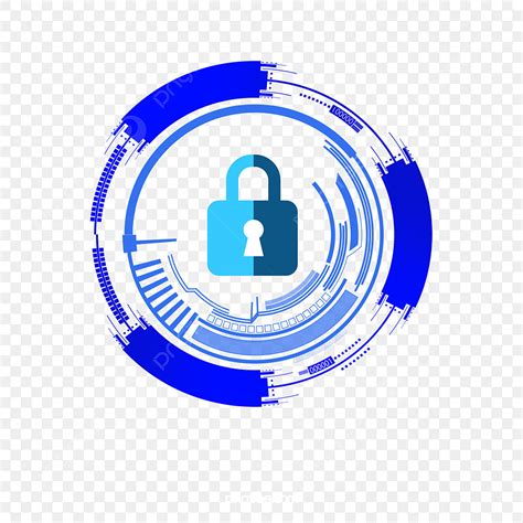 network security clipart hd png blue gradient network security logo