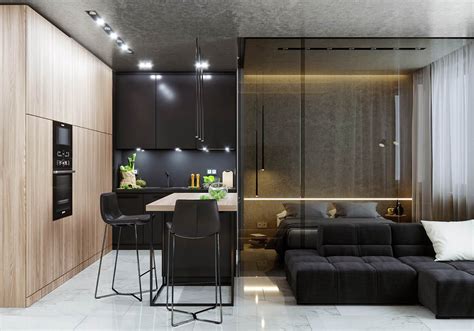 studio apartments  inspiring modern decor themes modern studio