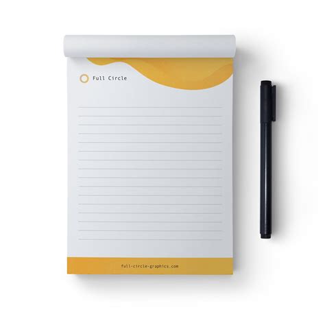 printed notepads branded notepads stressfreeprint