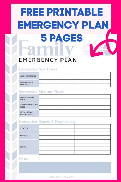 emergency binder  printables   prepare family